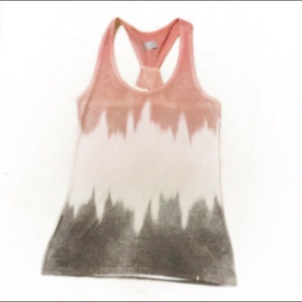Hang Ten Red, Gray & White Heather Tank size S
